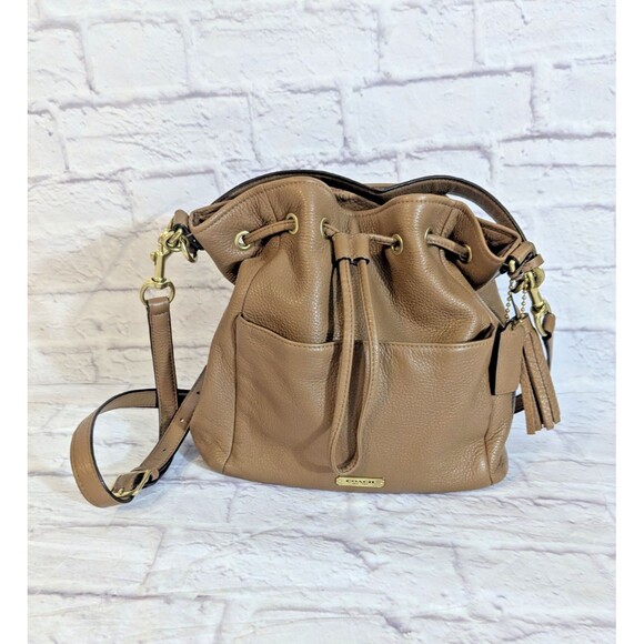 VtG Y2K Coach Avery Leather Drawstring Hobo purse bag satchel style F27003 - Picture 1 of 8